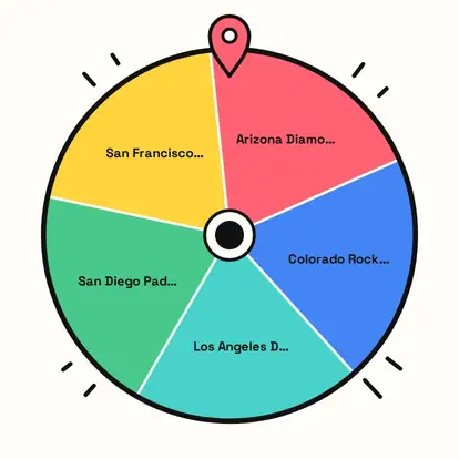 La ruleta con una división de la MLB